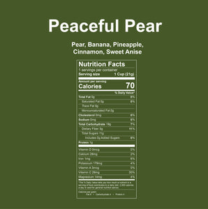 Peaceful Pear Ingredient List 
