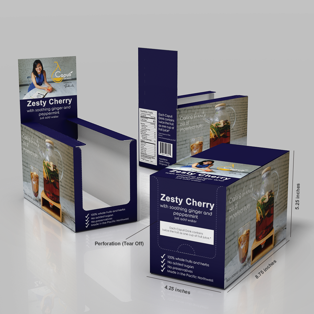 Wholesale- Zesty Cherry - Single Packs Case  (12 units)